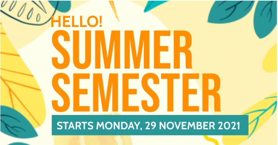 Hello! Summer Semester